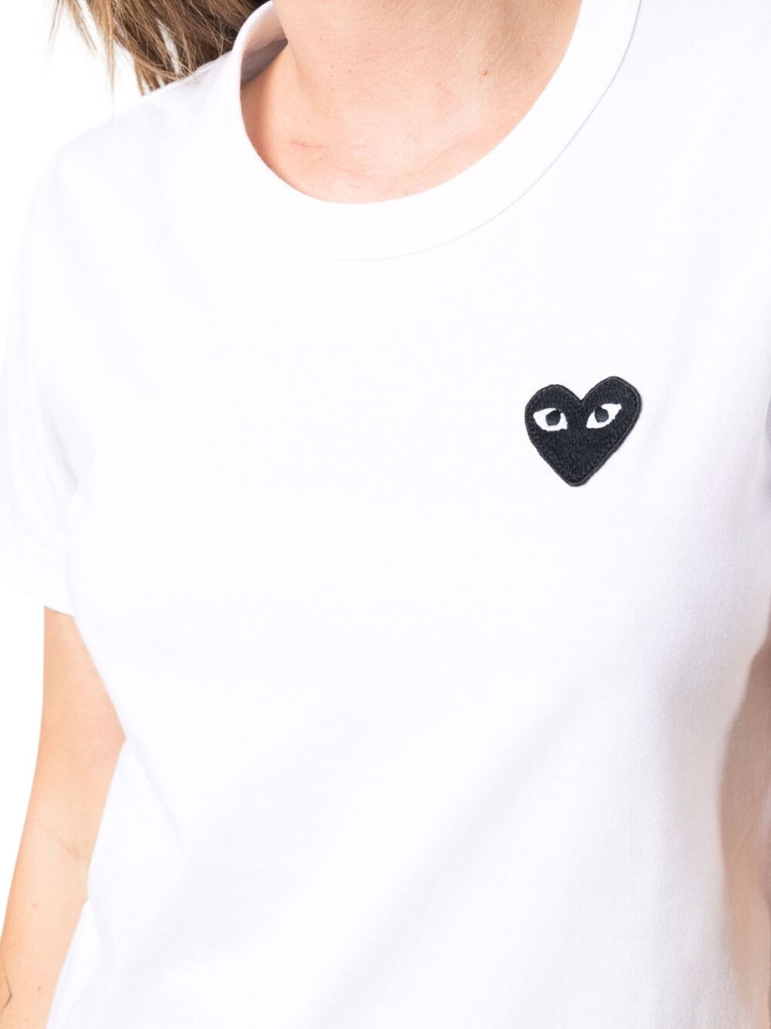 White Logo Crew Neck T-Shirt