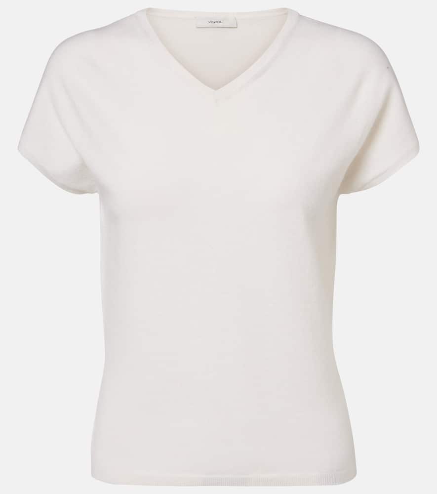 Wool and cashmere-blend top