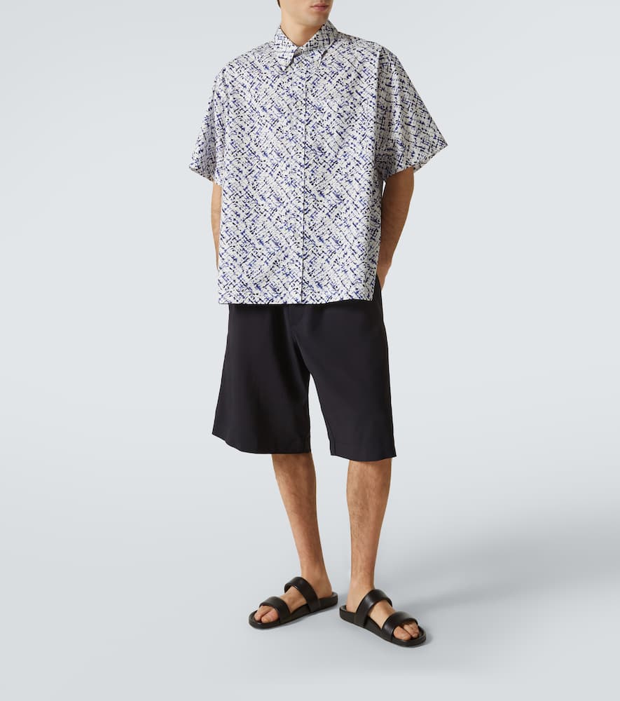 Printed cotton shirt