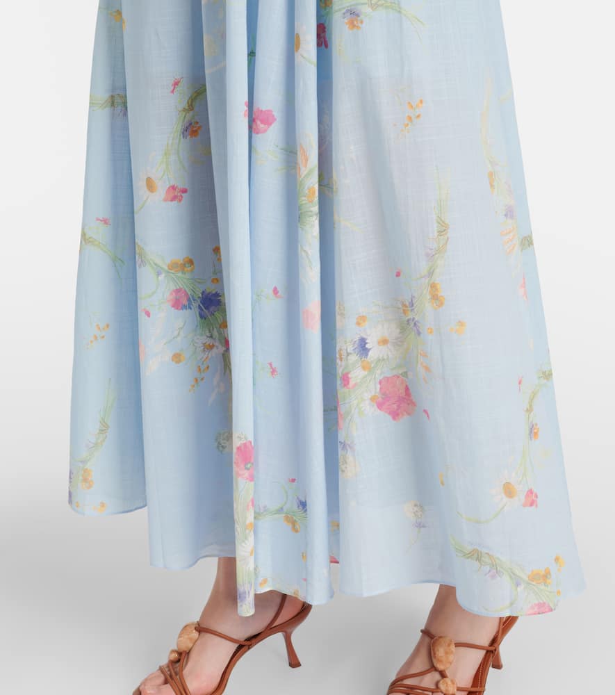 Zimmermann Lucky Picnic floral cotton maxi dress