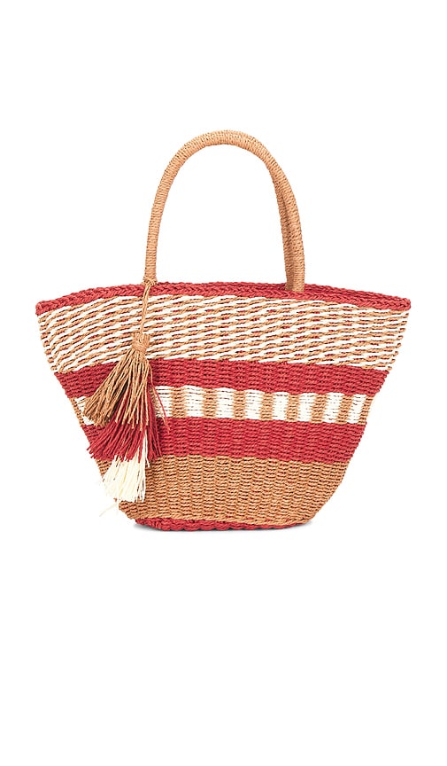 Nikki Beach Mallorca Tote Bag in Red