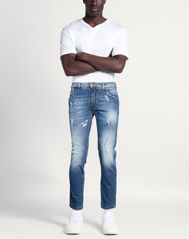 Rêver Paris Man Jeans Blue Size 32 Cotton, Elastane