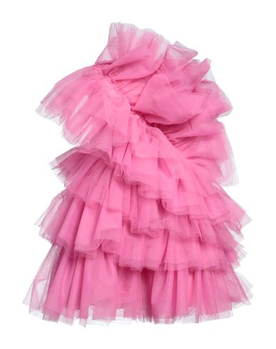Woman Mini dress Fuchsia Size 6 Polyamide