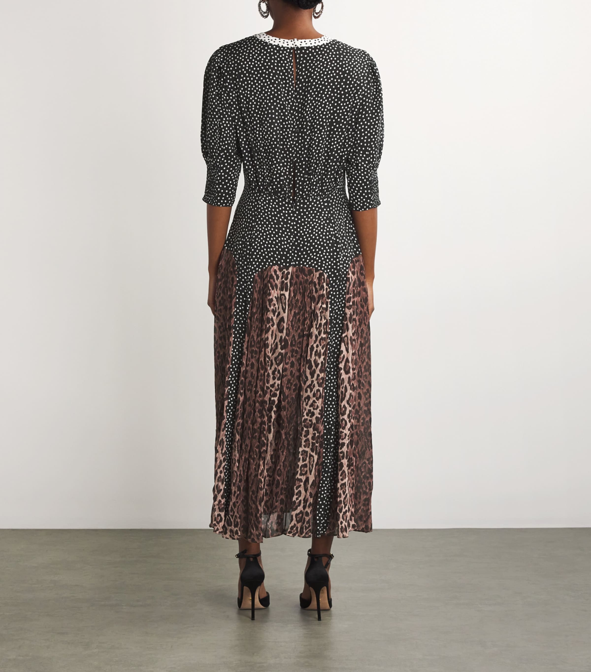 Printed Meg Midi Dress