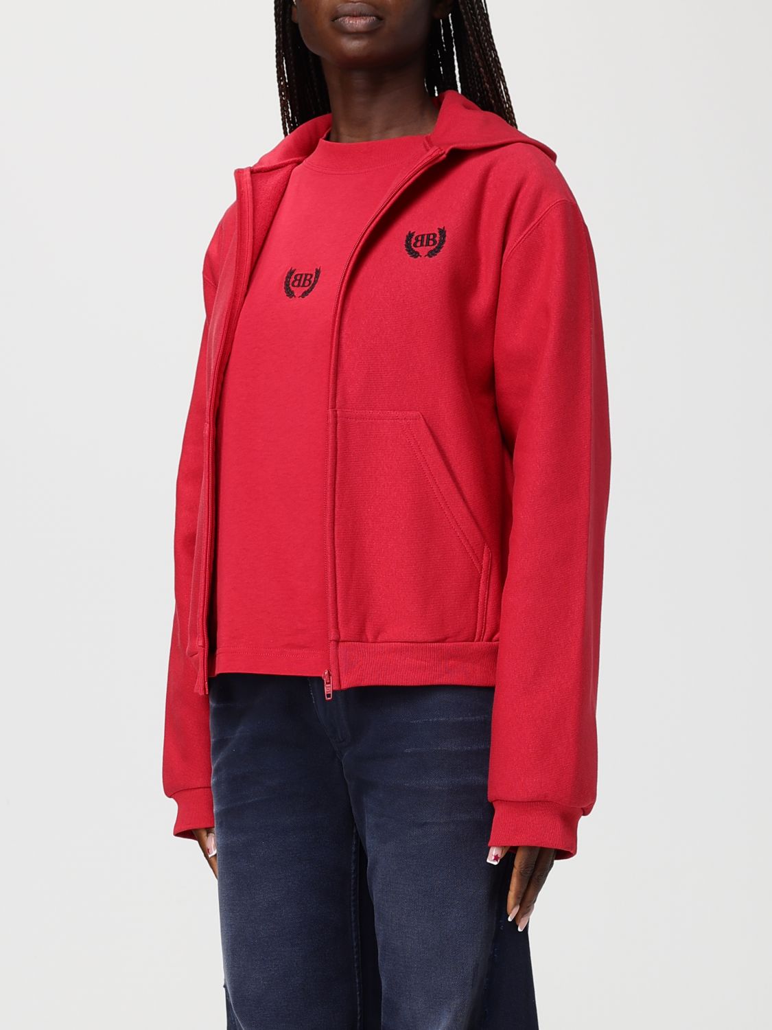 Sweatshirt Woman color Red