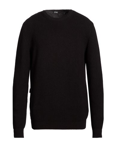 Man Sweater Black Size XL Cotton, Acrylic