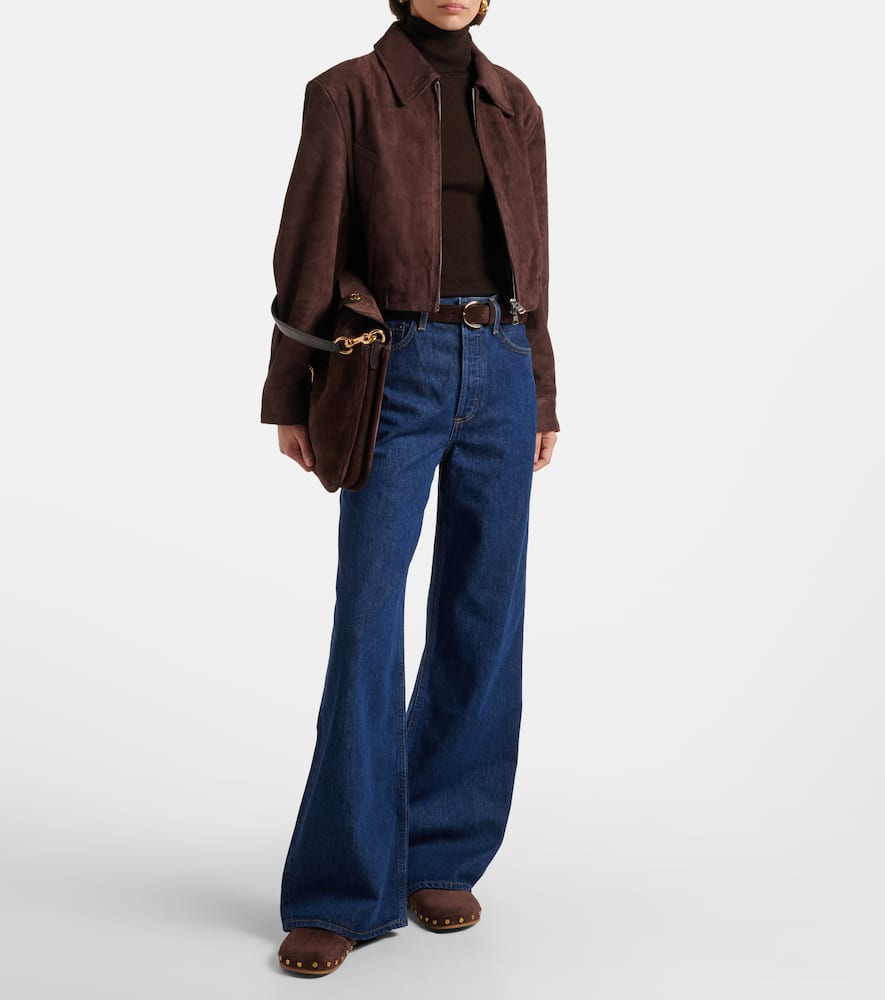 Nahla cropped suede jacket