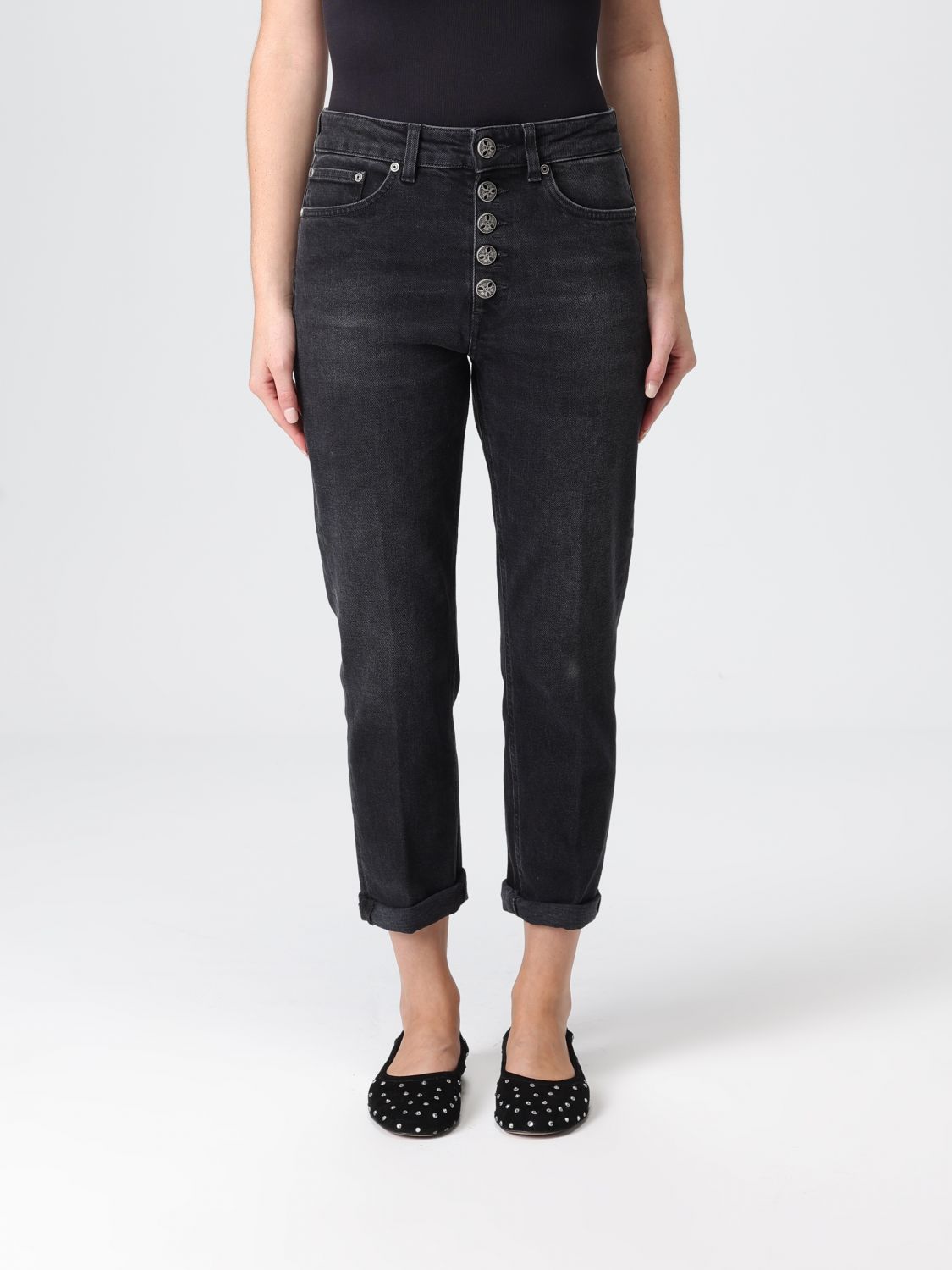 Jeans Woman color Black