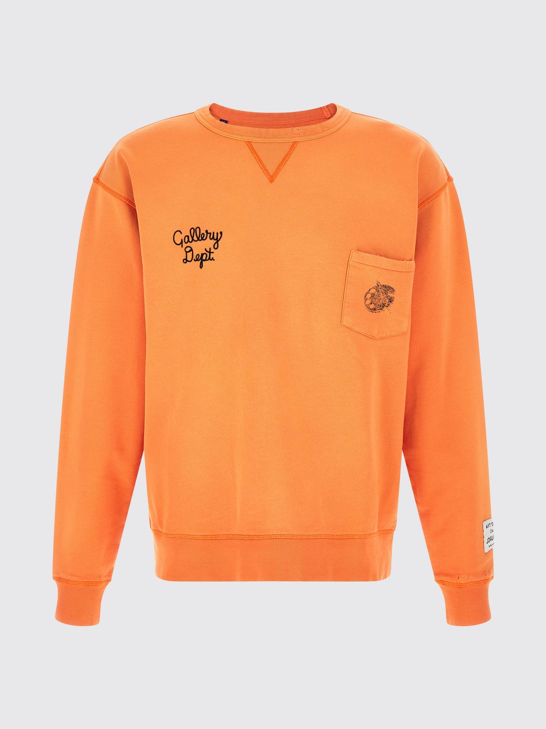 Sweatshirt Men color Orange
