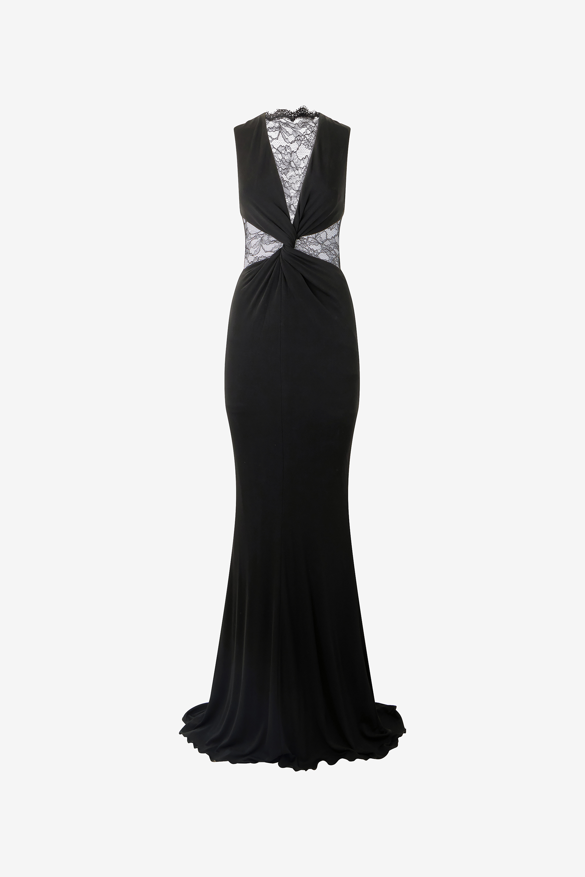 Extra-long Dress With Lace