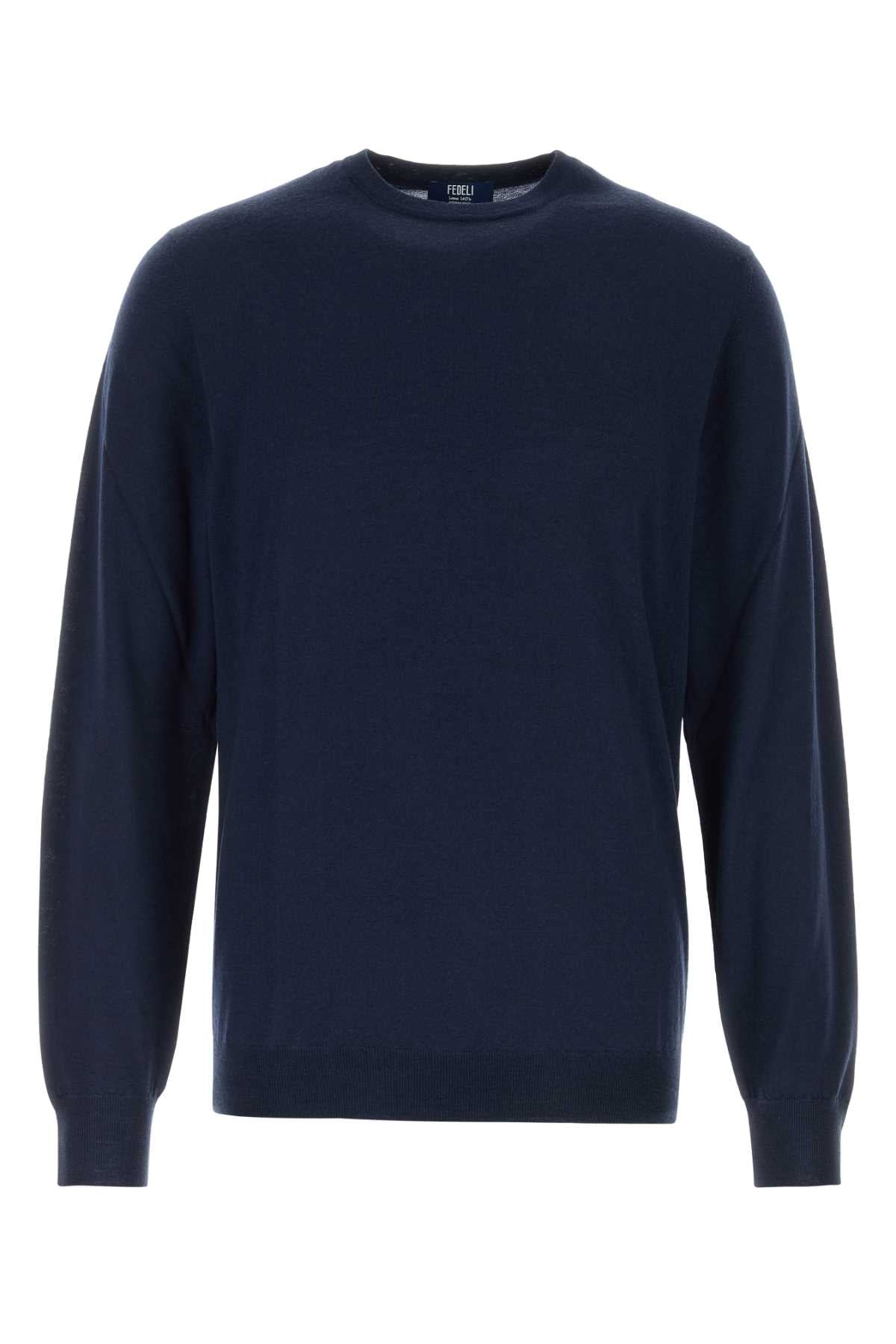 Girocollo Sweater — Navy