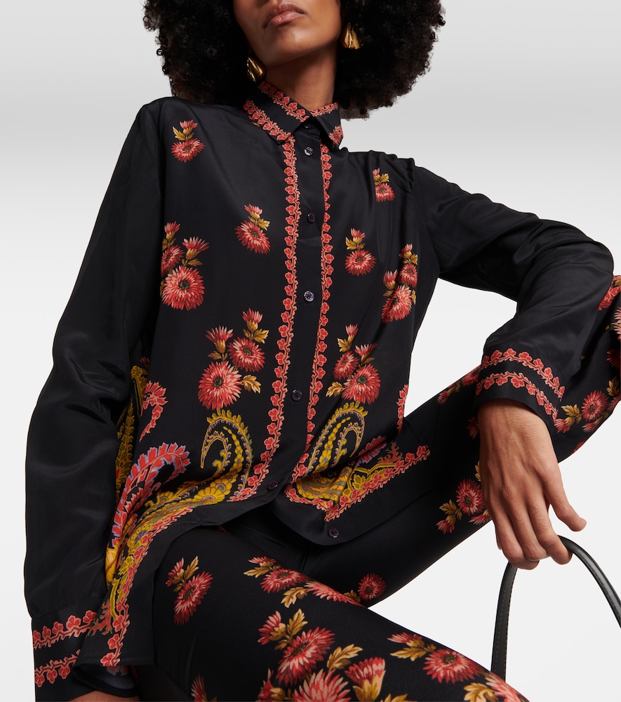 Etro Paisley silk blouse