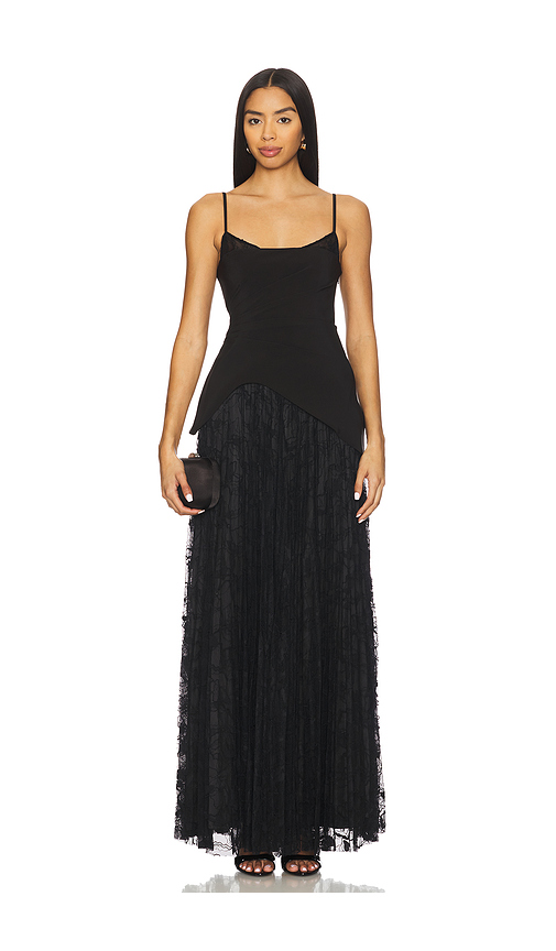 AMUR Leighton Pleated Gown in Black. 6. Also , 10, 2