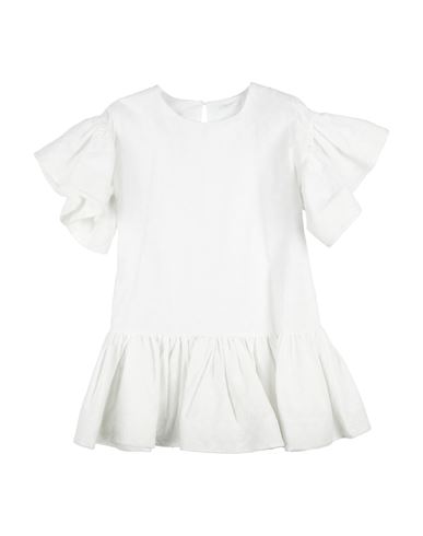 L:ú L:ú By Miss Grant Kid Girl Kids' dress White Size 10 Cotton