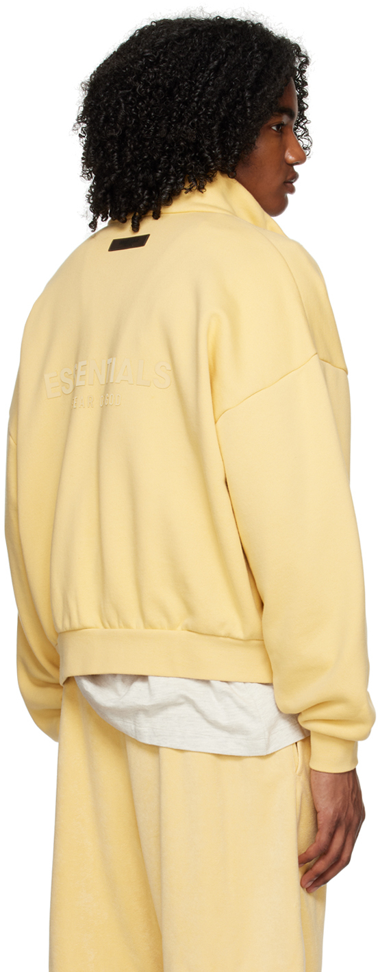 Yellow zip-up jacket