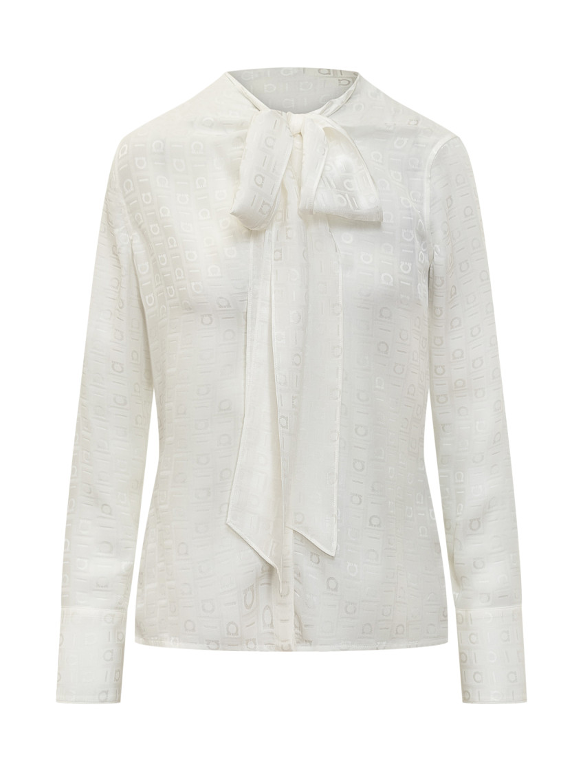 Silk Shirt With Logo