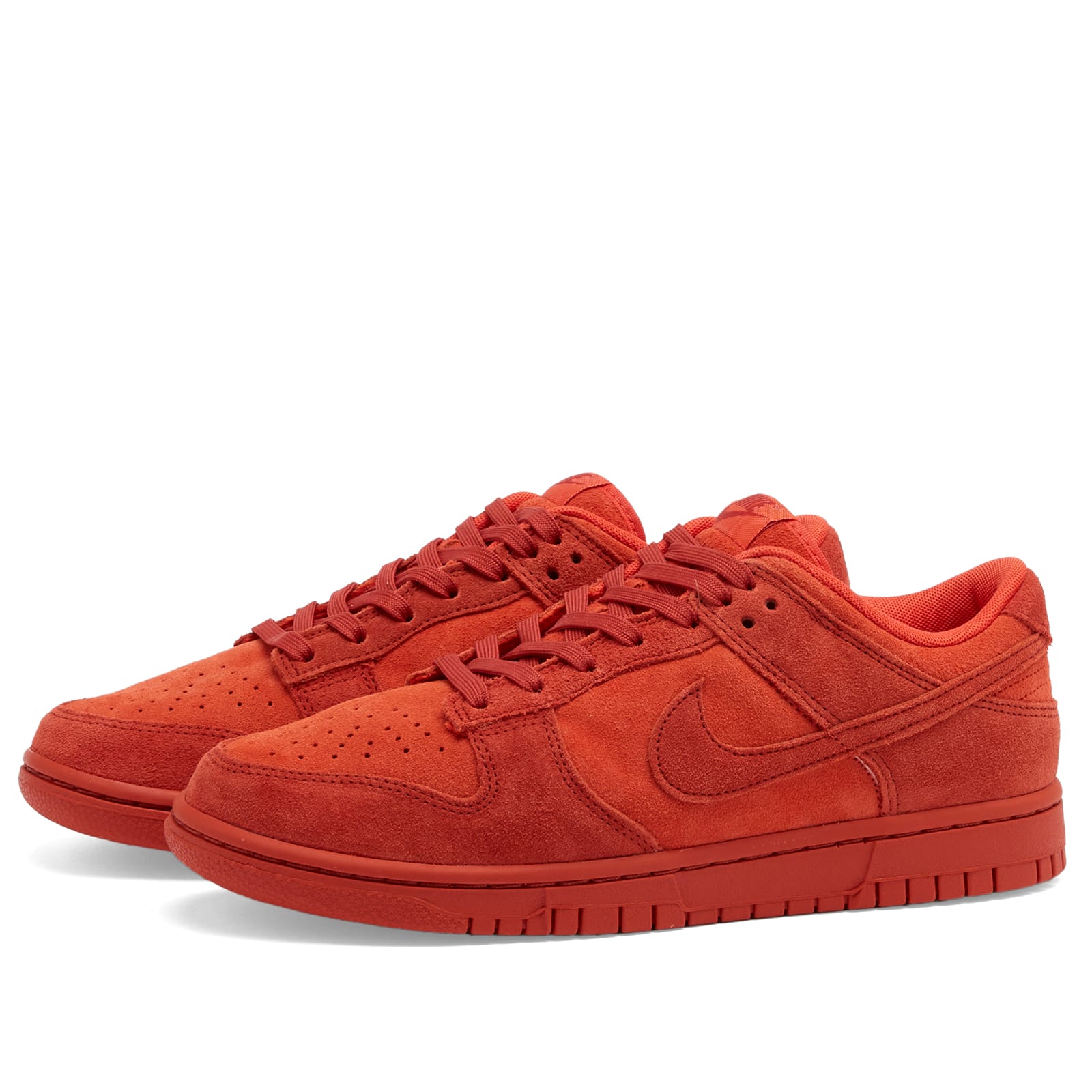 Women's Dunk Low Og Sneaker in Red/Dragon Red