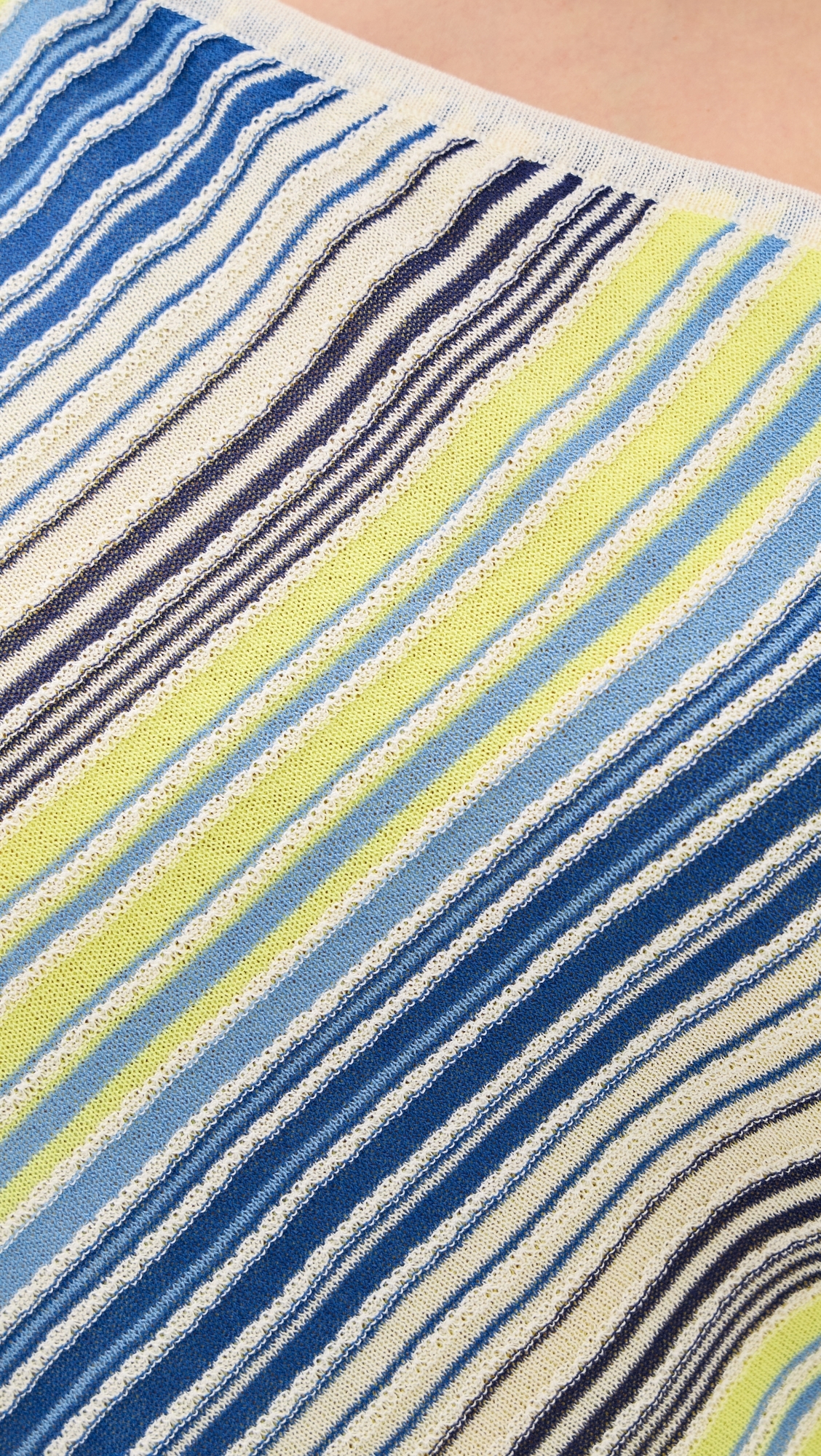 Kit Striped Knit Sweater Top Blue Multi