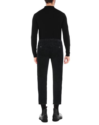 Man Pants Black Size 28 Cotton, Elastane