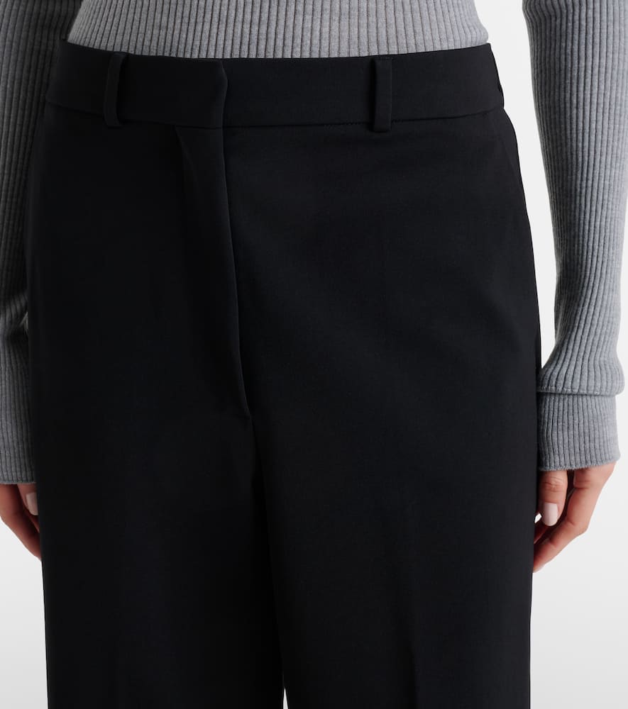 Vetusta crêpe wide-leg pants