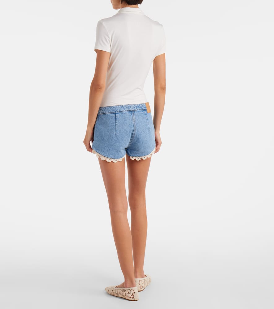 Denim shorts