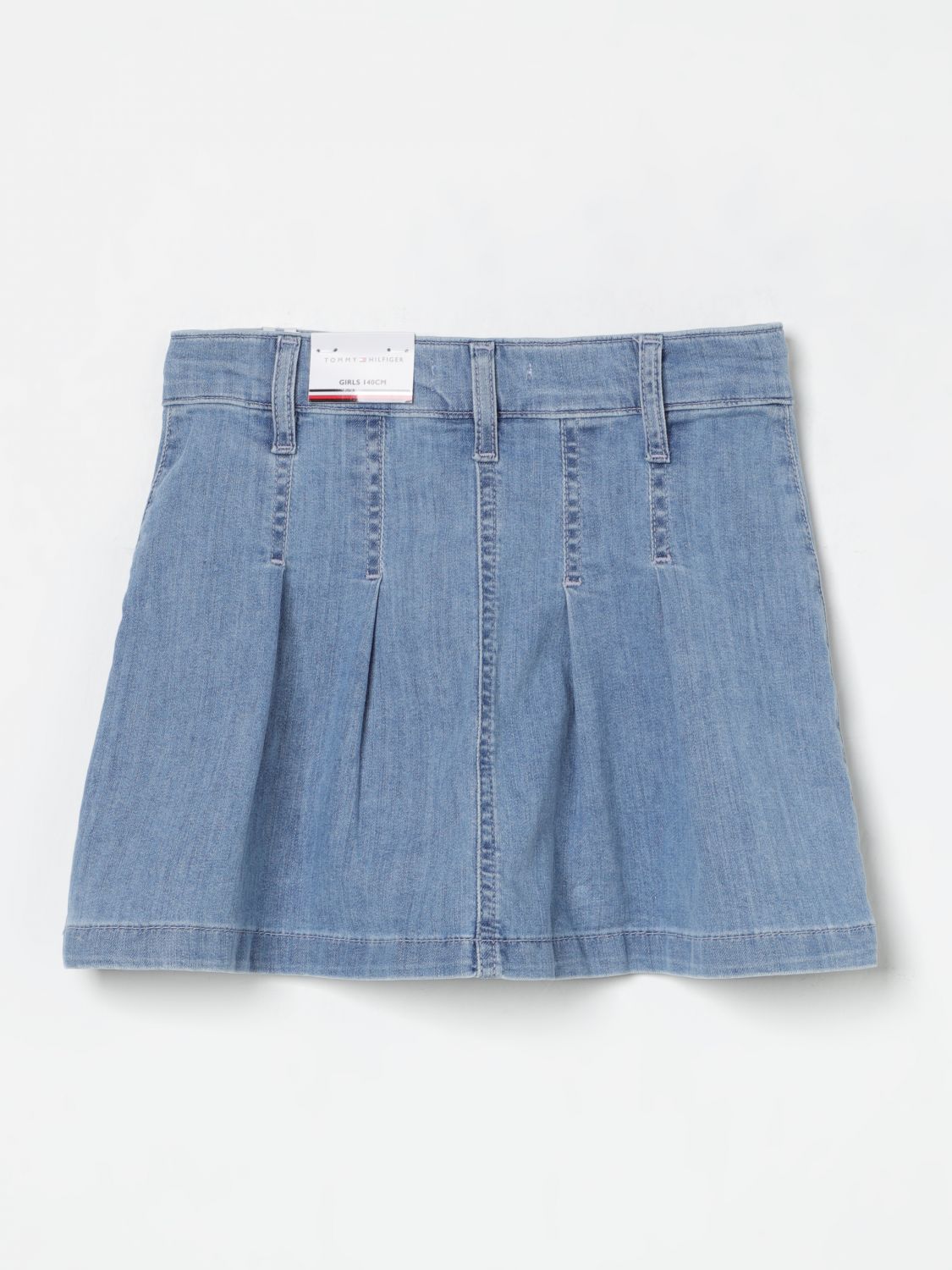 Skirt TOMMY HILFIGER Kids color Denim
