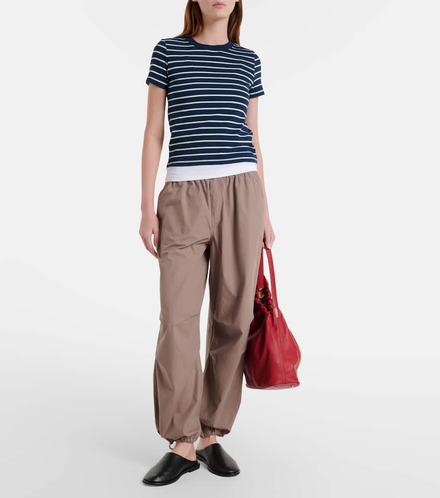 Brooks cotton twill balloon pants