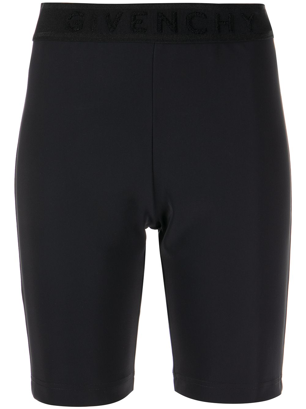 지방시 여성 로고 밴드 바이커 쇼츠 - 블랙 BW50UJ3096