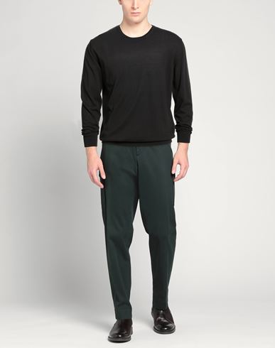 Man Sweater Black Size 44 Cotton