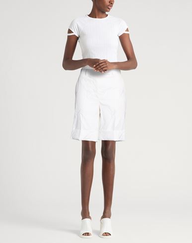 Woman Shorts & Bermuda Shorts Off white Size 0 Cotton, Viscose