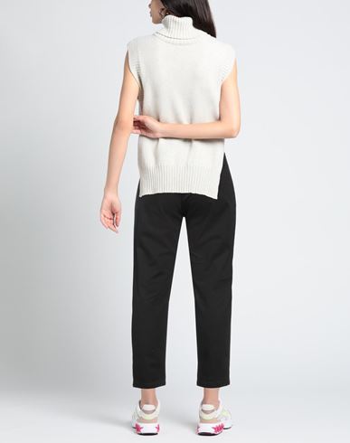 Woman Pants Black Size 10 Cotton, Elastane