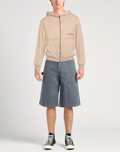 Hinnominate Man Sweatshirt Sand Size XS Cotton, Elastane