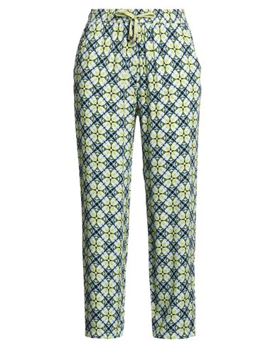 Luckylu Milano Woman Pants Lime green Size 4 Viscose