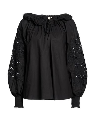 Woman Top Black Size S Cotton