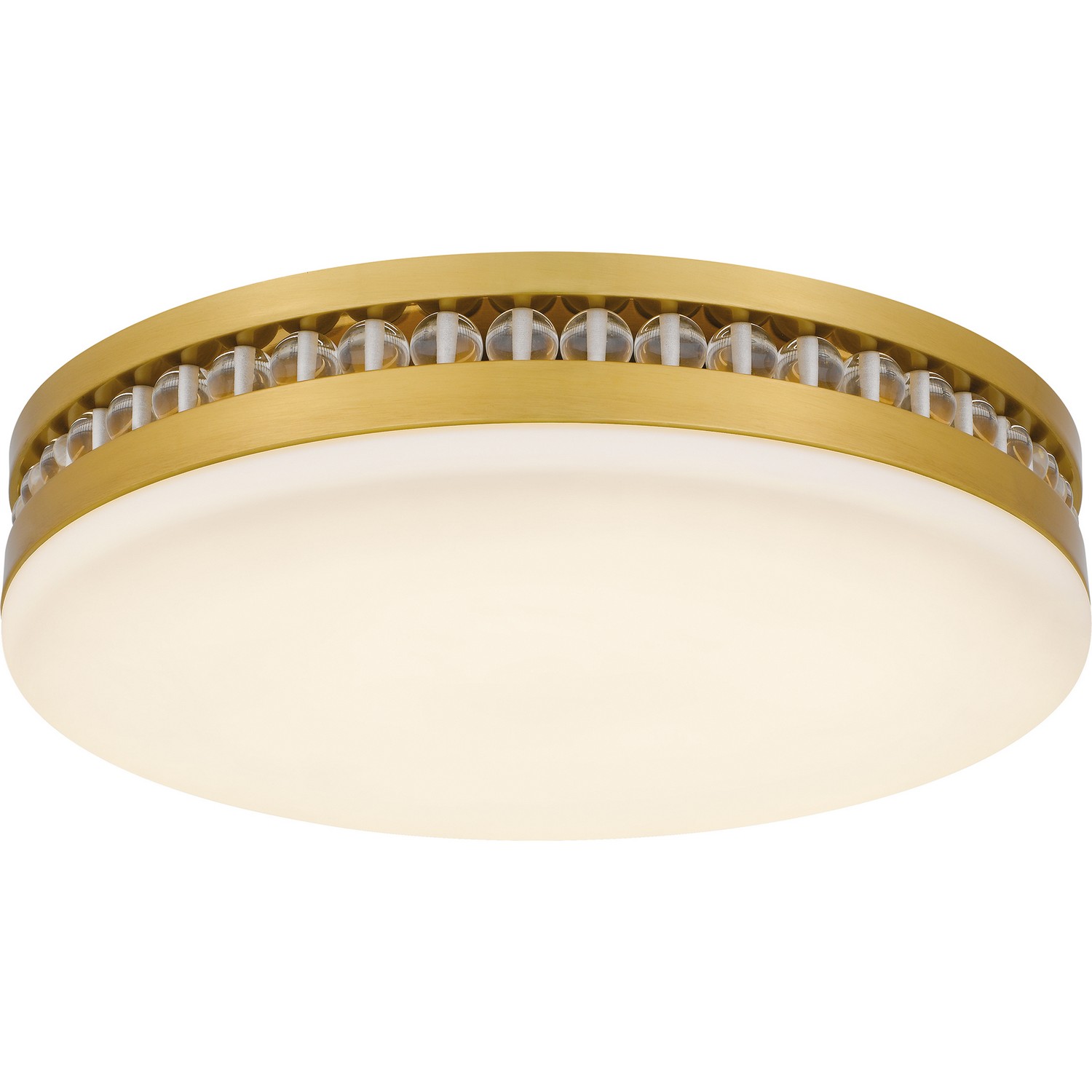 Brushed Gold LED Flush Mount from the Carey Collection