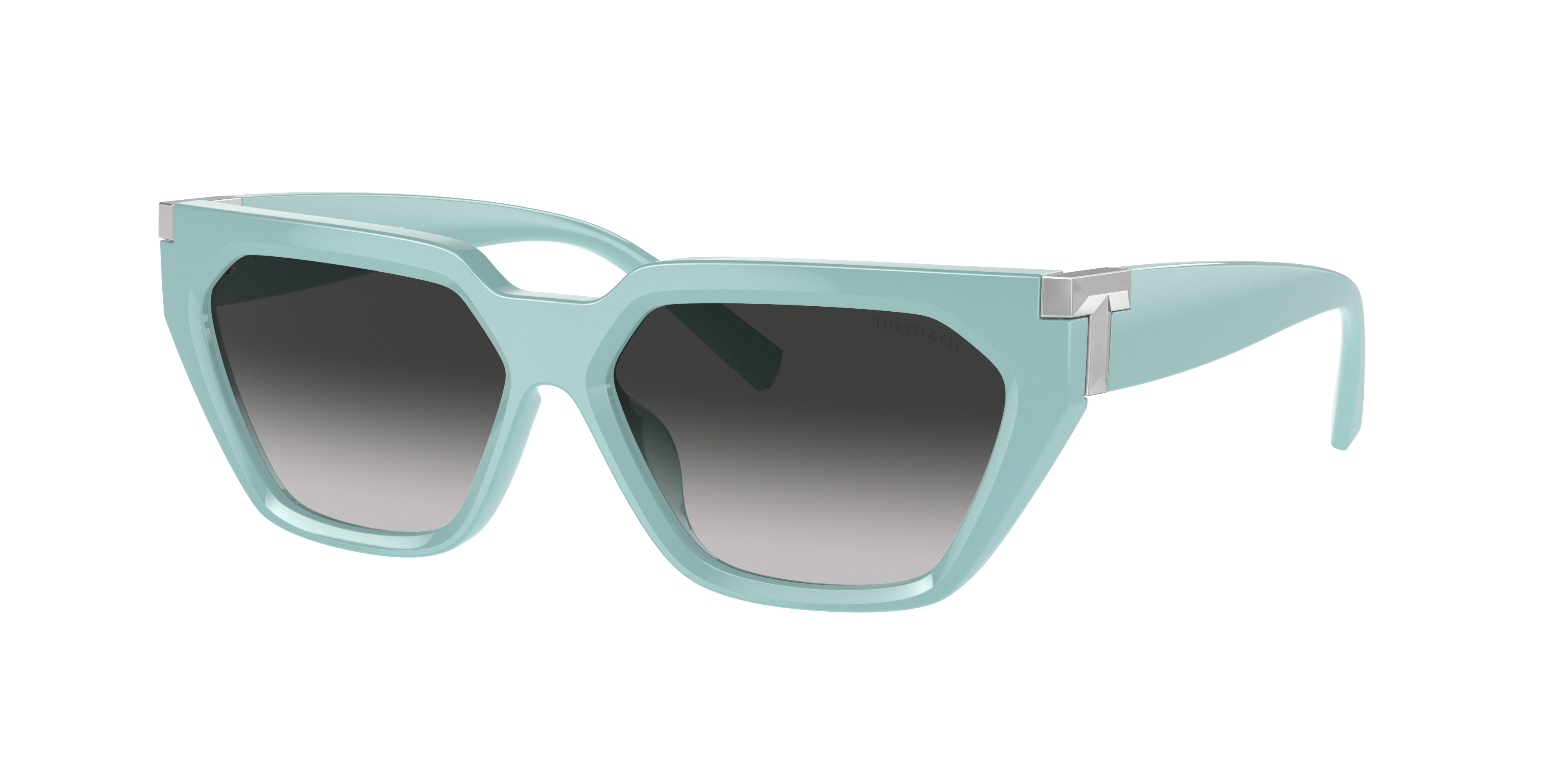 Tiffany & Co. Woman Sunglass TF4205U Steve Mcqueen - Frame color: Tiffany Blue, Lens color: Grey Gradient