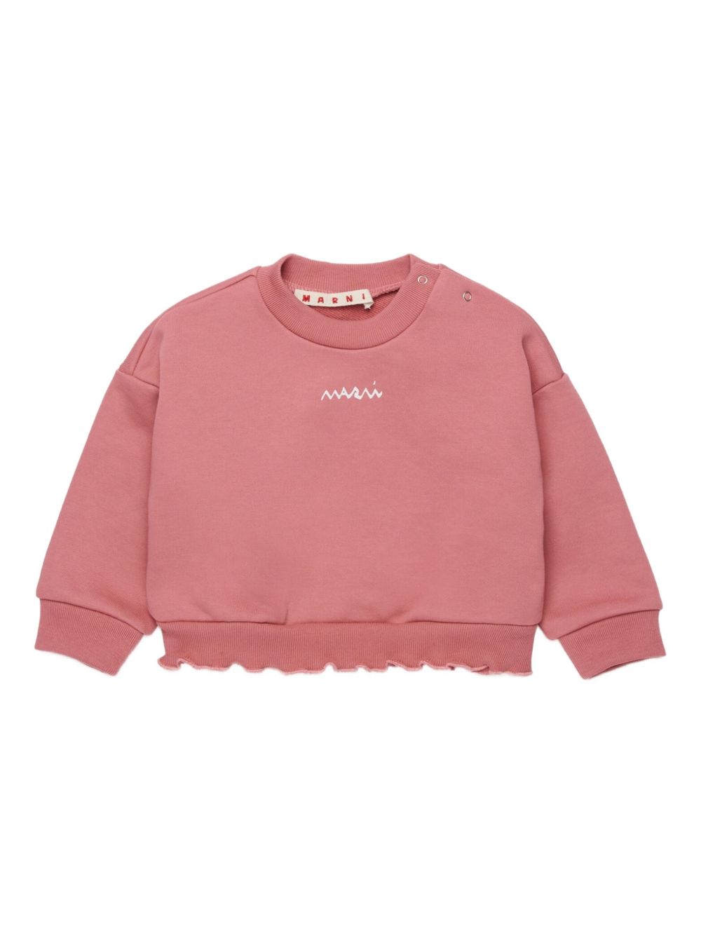 Marni Kids cotton sweatshirt - Pink