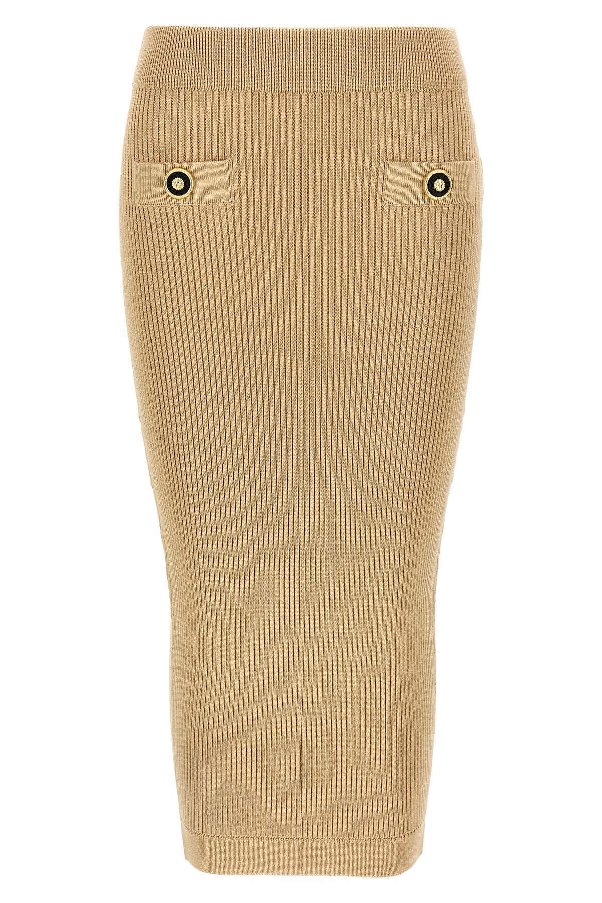 Ribbed Midi Skirt