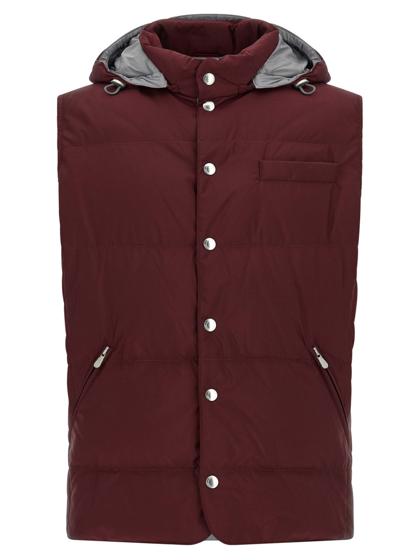 Hooded Down Vest
