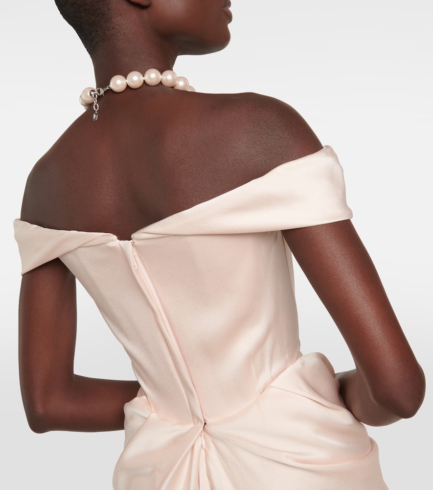 Vivienne Westwood Bridal Nova Cora crêpe satin minidress