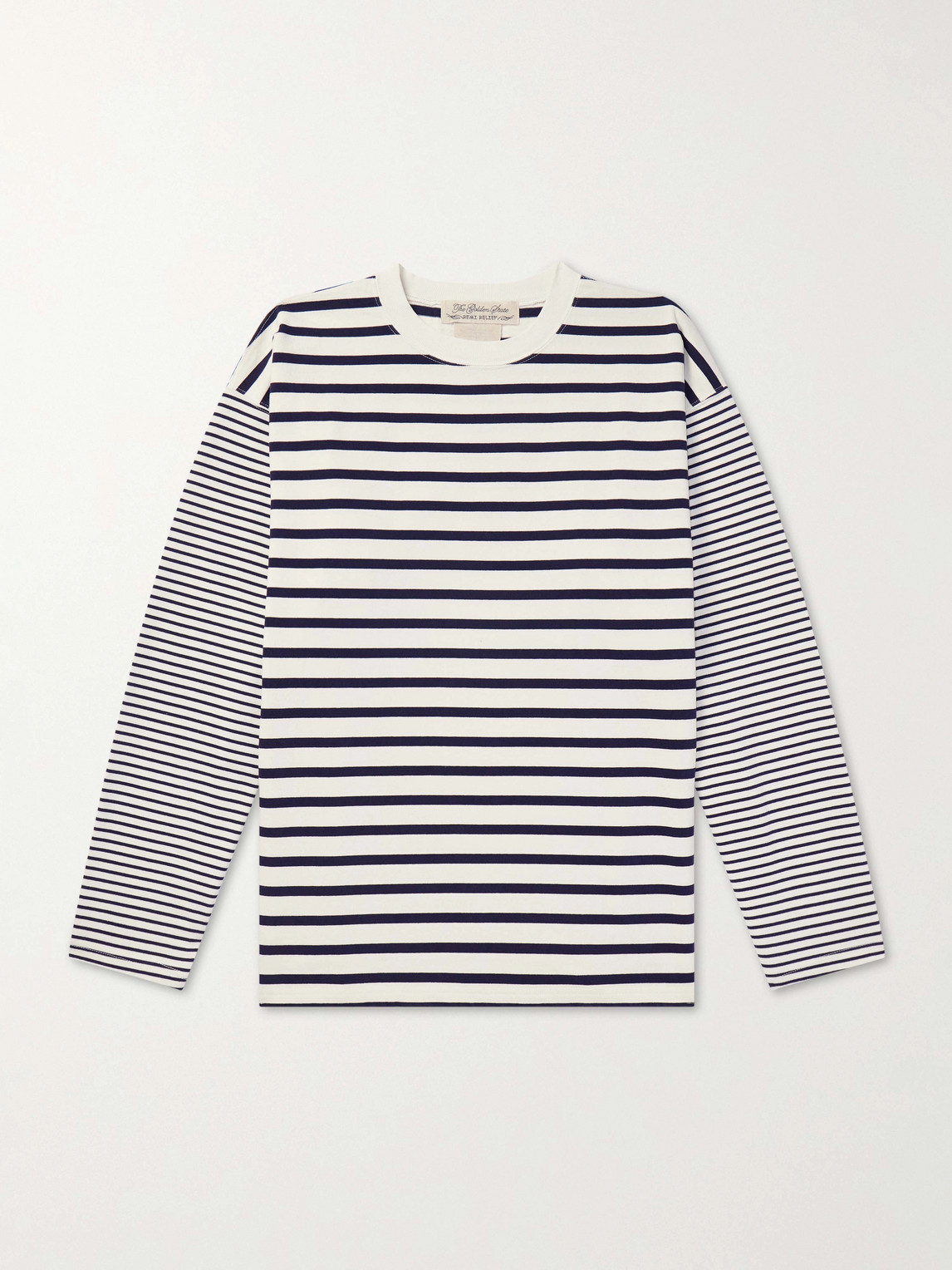 Striped Cotton-Jersey T-Shirt