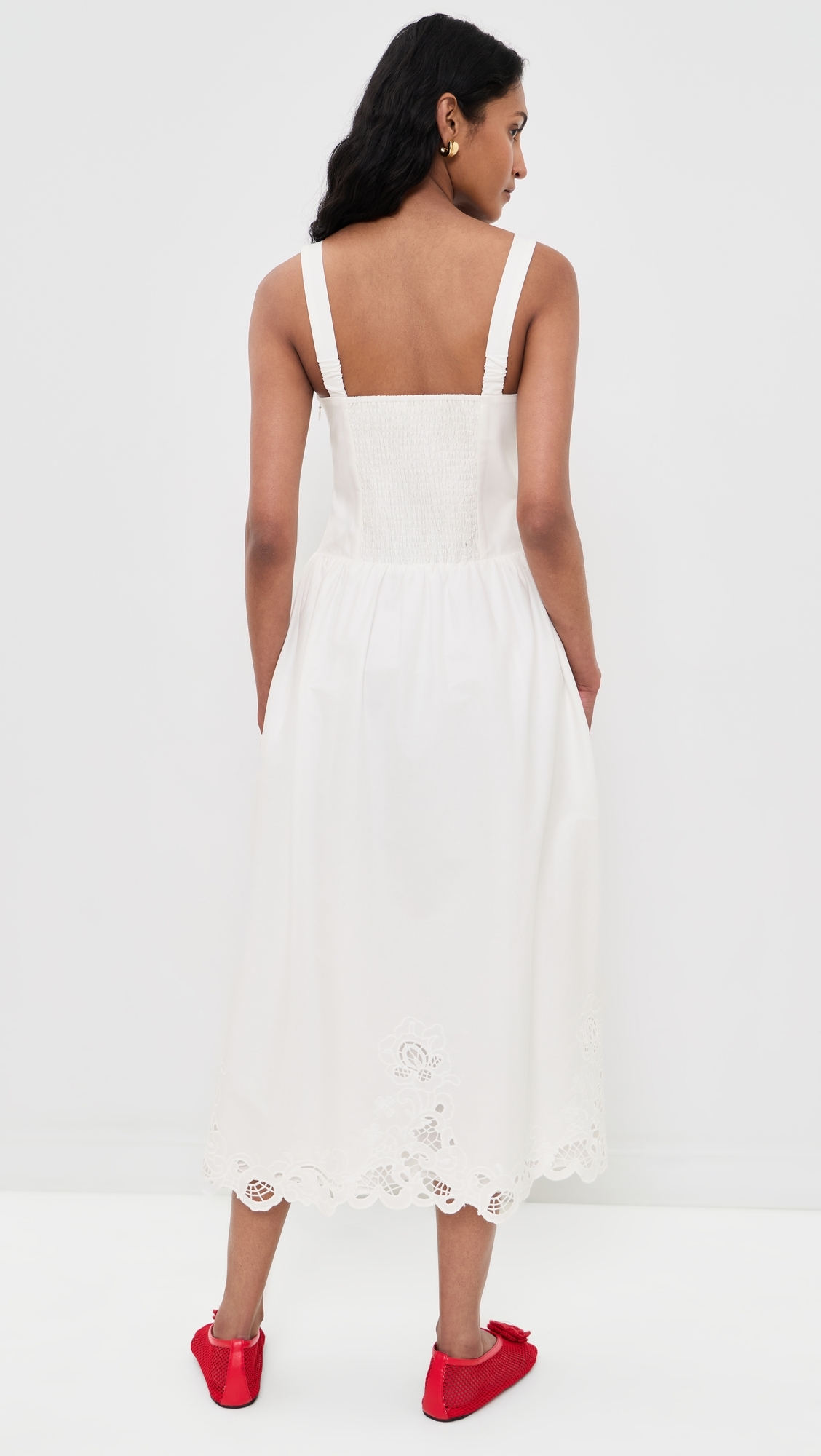 Somerset Midi Dress Ivory