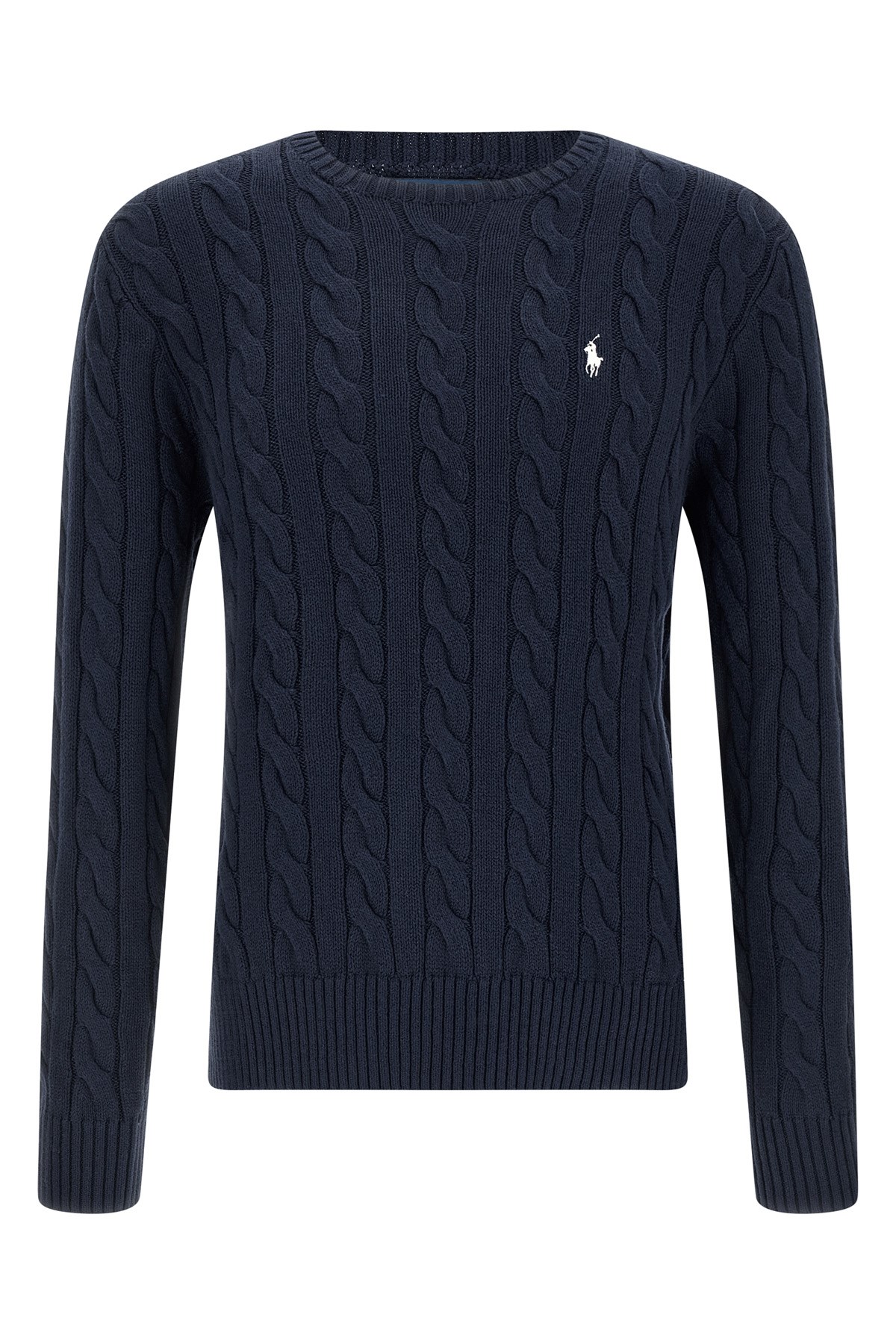 Cotton Braided Sweater