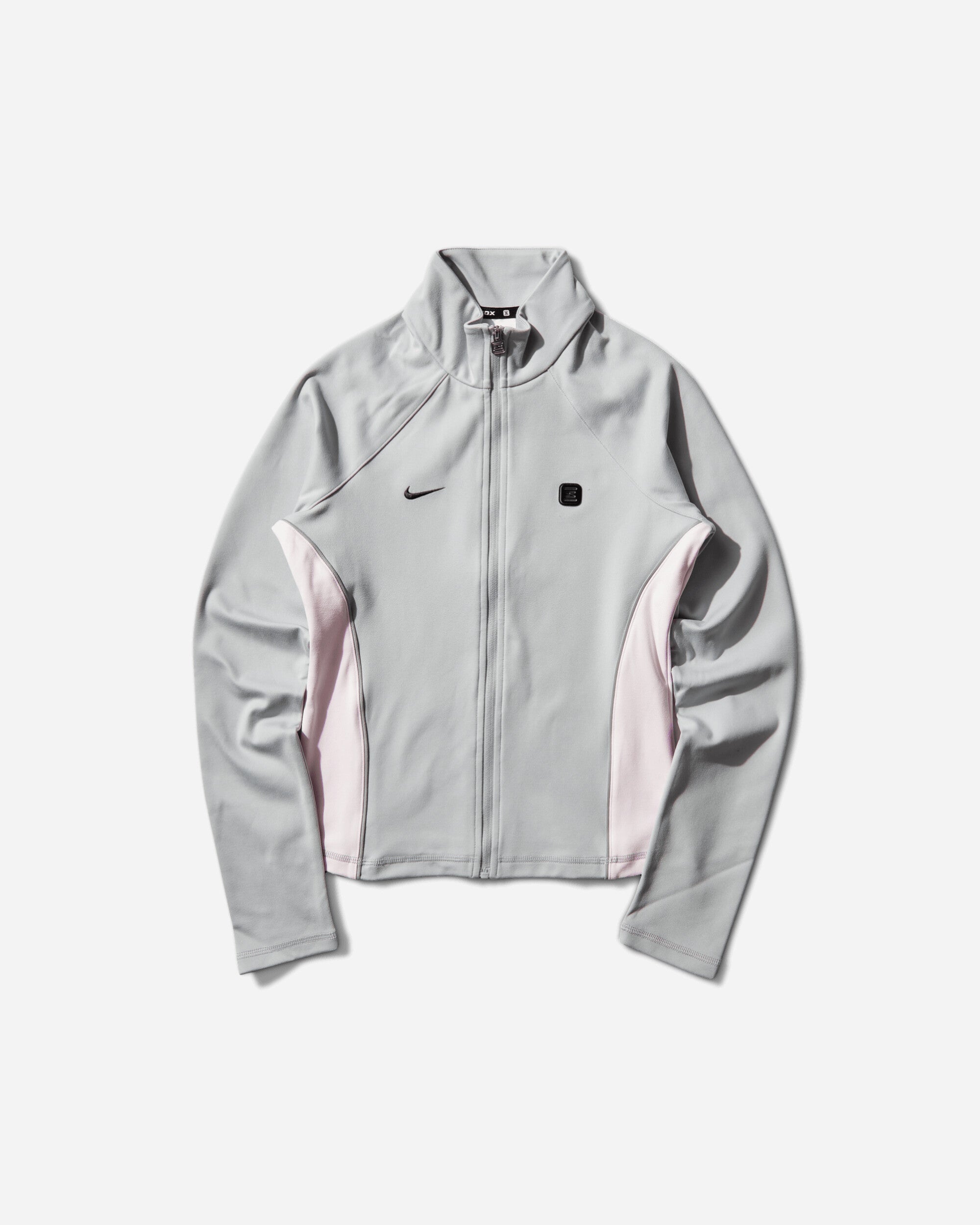 Women s Shox Full-Zip Longsleeve Top Wolf Grey / Pearl Pink
