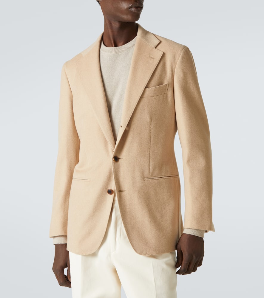 Camel hair blazer