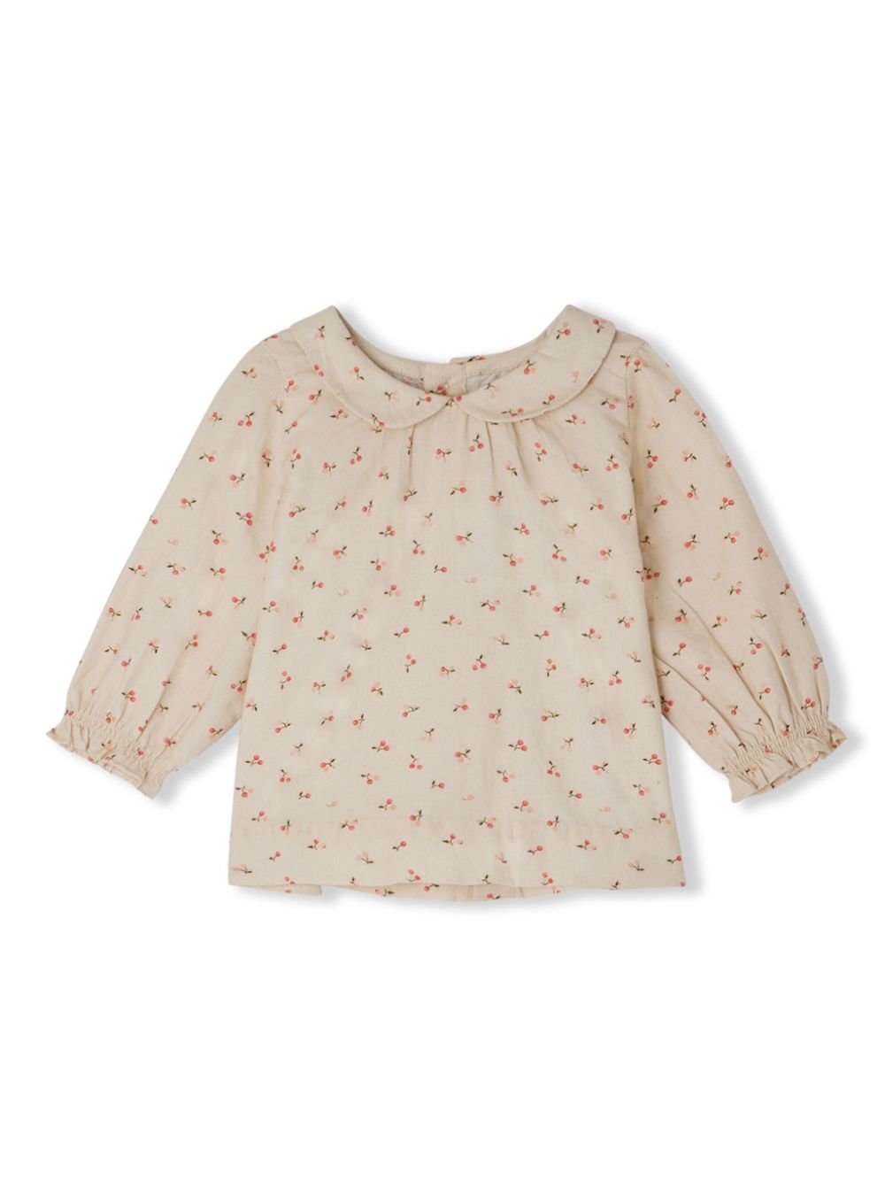 Tenvol cherry-print blouse - Neutrals