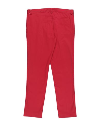 Kid Girl Pants Red Size 10 Cotton, Elastane