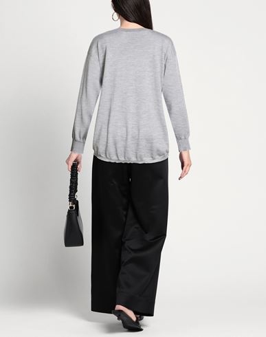 Woman Sweater Grey Size 12 Wool, Silk, Cashmere