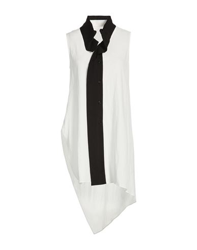 Woman Shirt White Size 1 Rayon, Linen