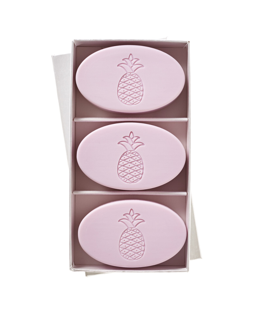 "Pineapple" Set of 3 Lavender Soap Bars